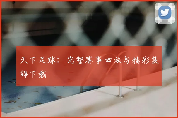 天下足球：完整赛事回放与精彩集锦下载
